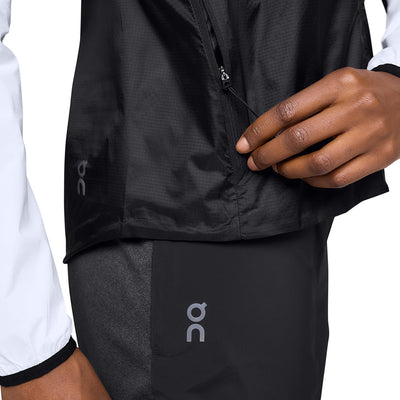 On Running Weather Women's Running Jacket - White/Black
