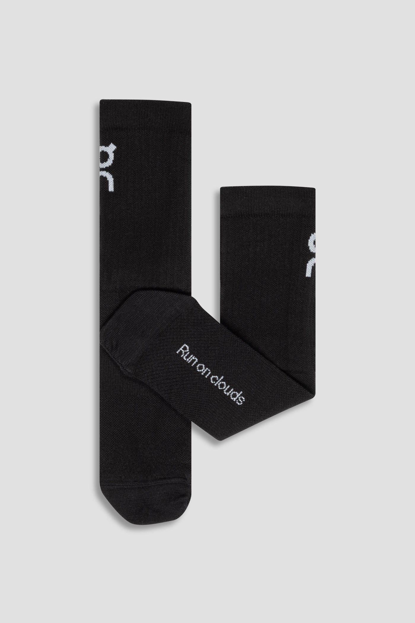 Unisex On Running Black Logo High 3-Pack Socks