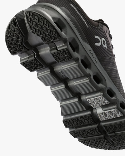 Men's On Running Cloudrunner 2 Waterproof Magnet Black Trainers