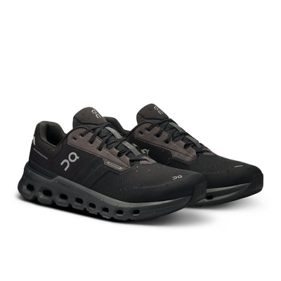 Men's On Running Cloudrunner 2 Waterproof Magnet Black Trainers