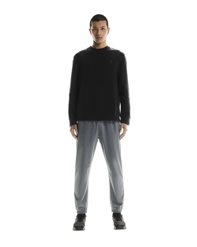 Men's On Running Black Focus Tech Crew Sweatshirt
