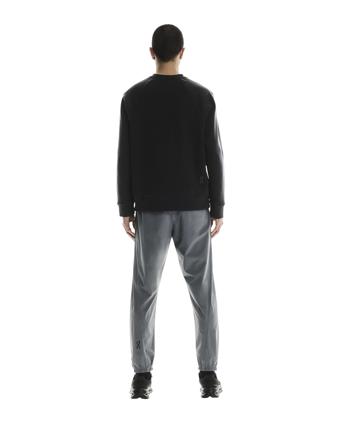 Men's On Running Black Focus Tech Crew Sweatshirt