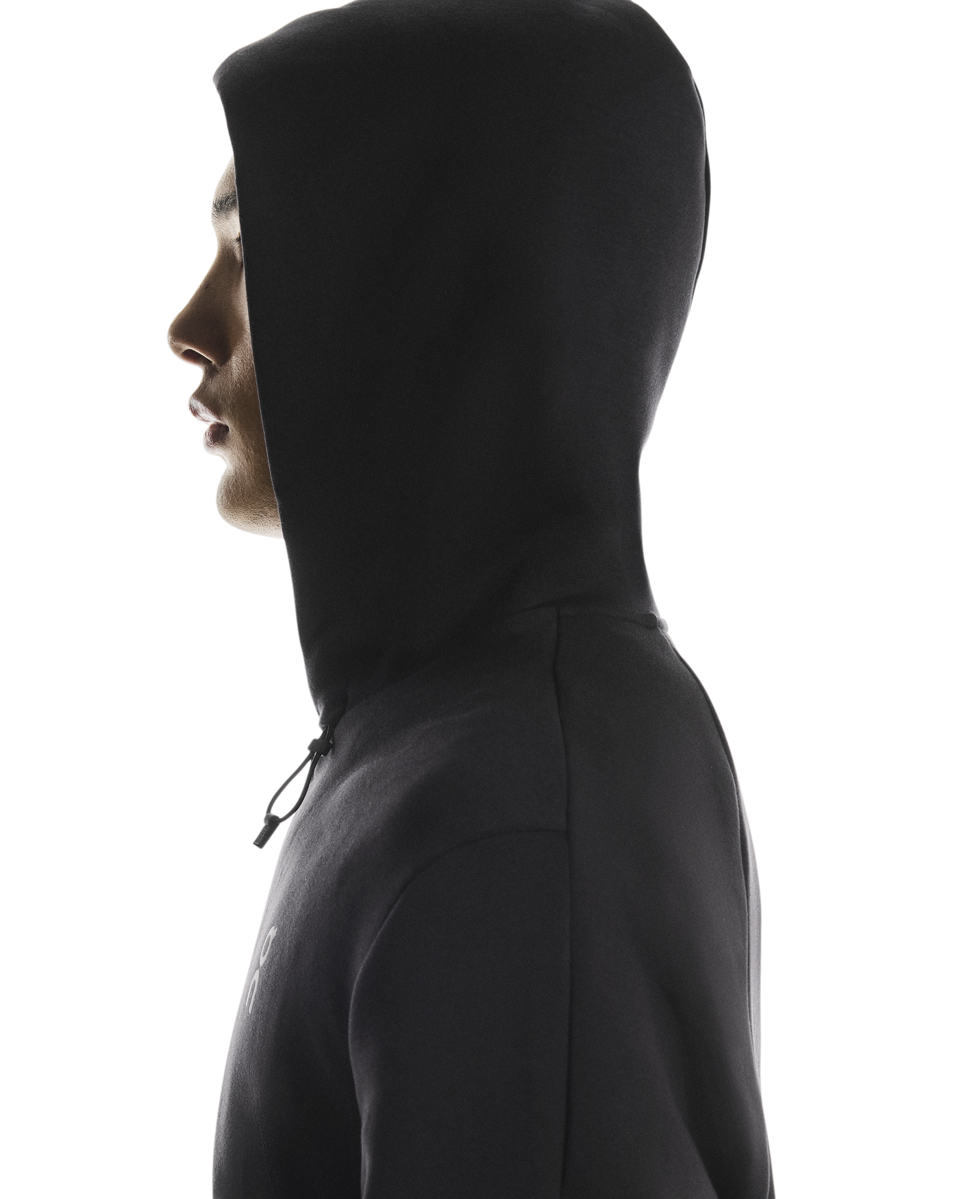 Men's On Running Black Focus Tech Zipped Hoodie & Focus Tech Pant Tracksuit Set
