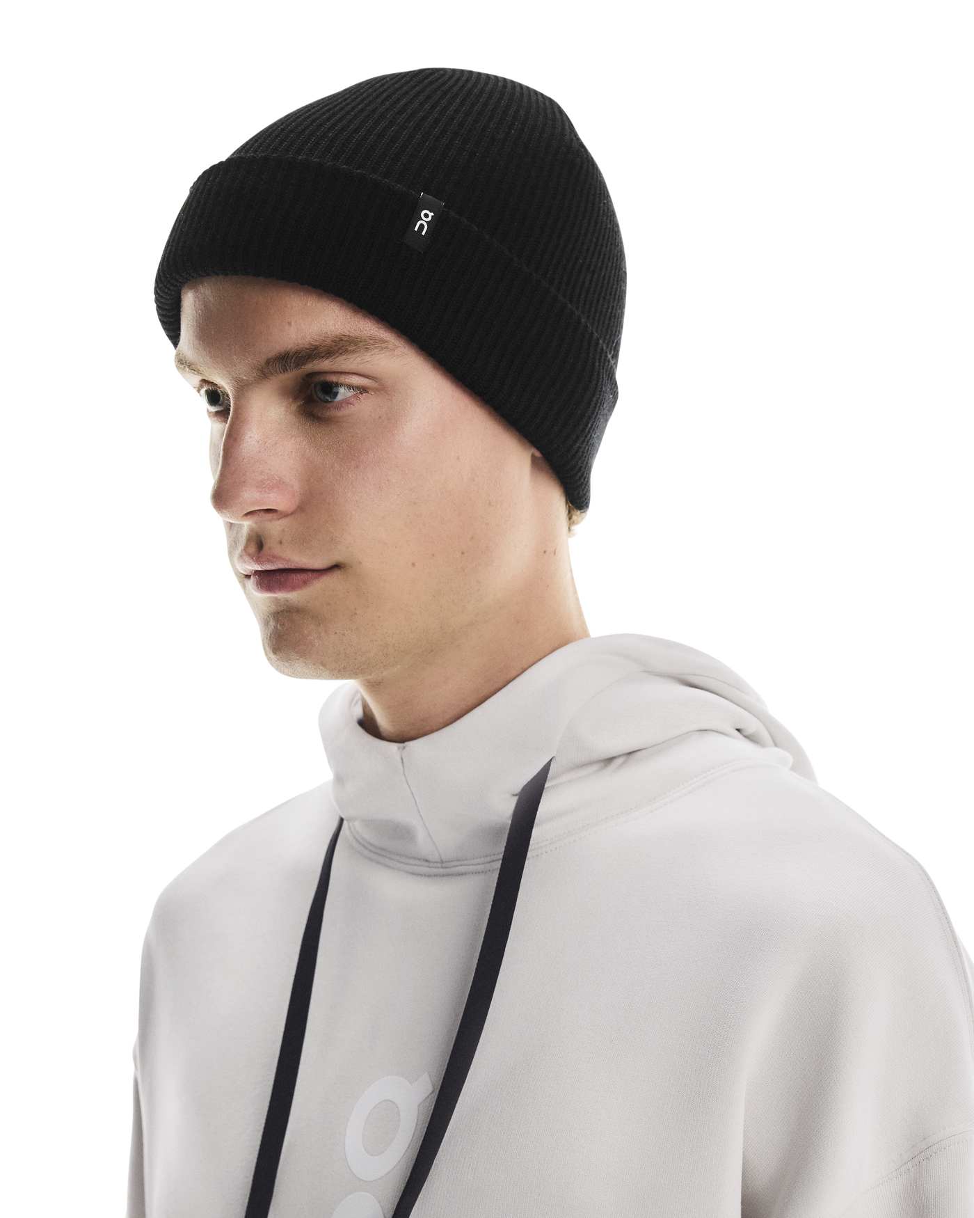 Men's On Running Black Merino Beanie
