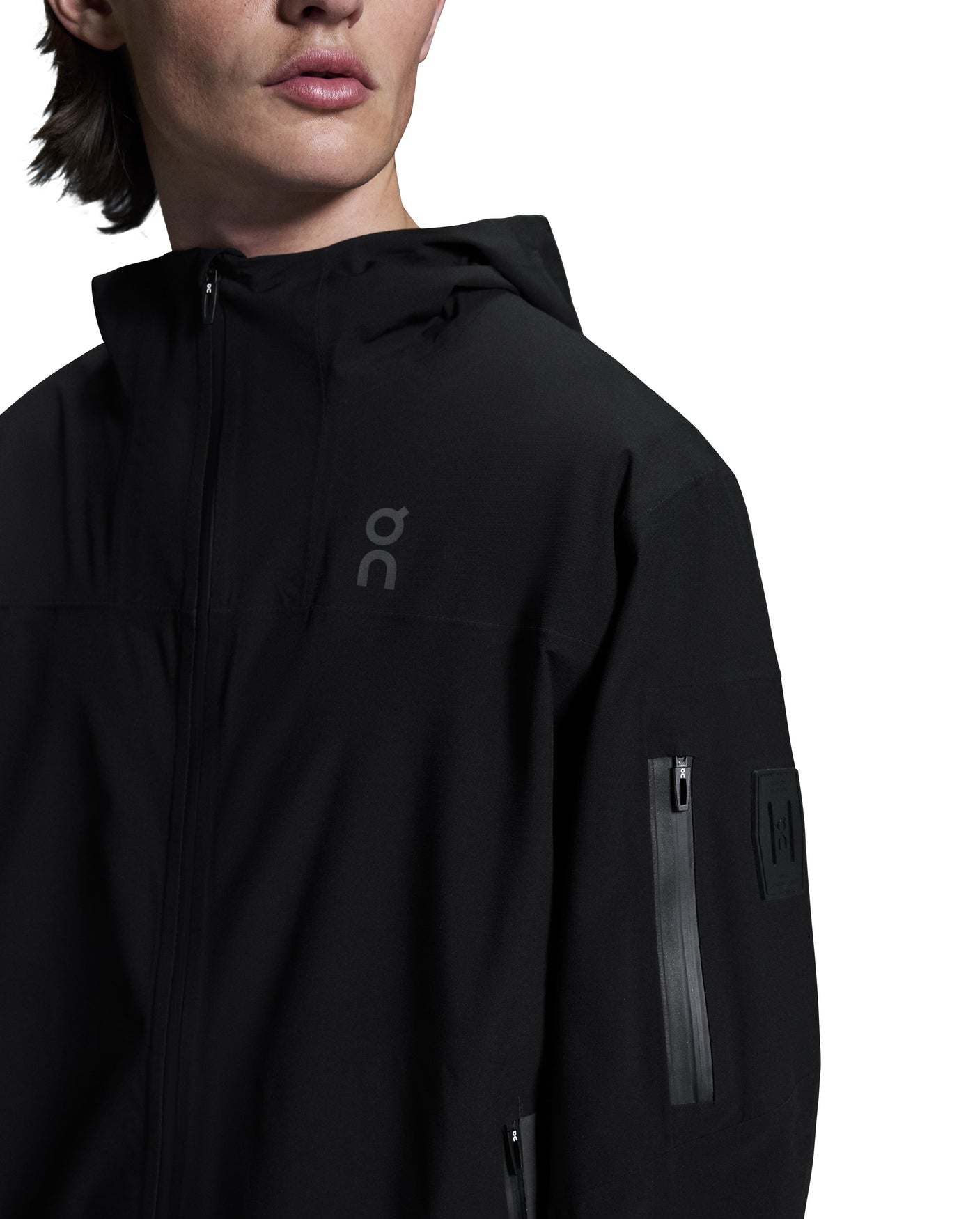 Men's On Running Black Trek Waterproof Jacket & Water Resistant Trek Pants Set