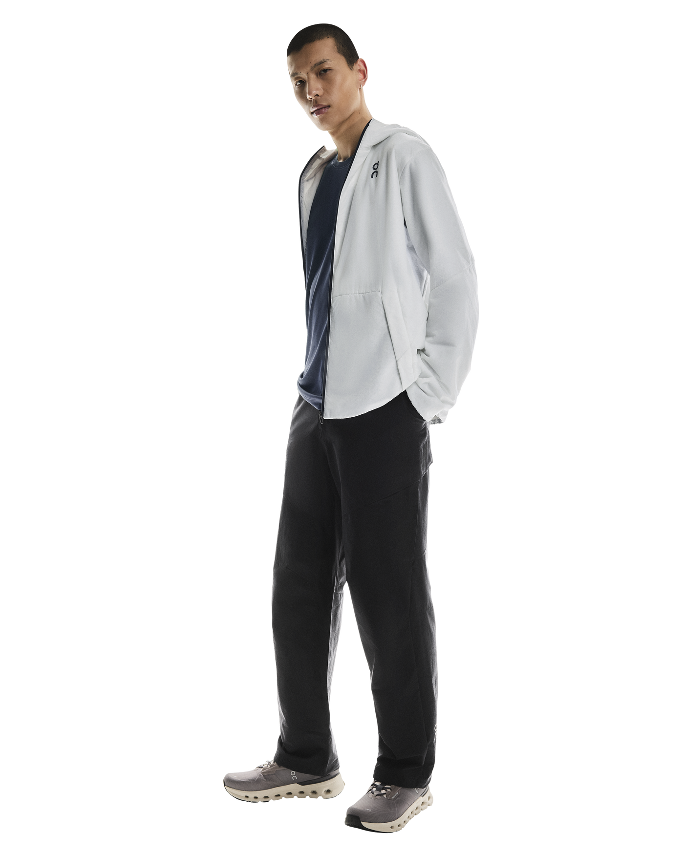 Men's On Running Black Water Resistant Trek Pants