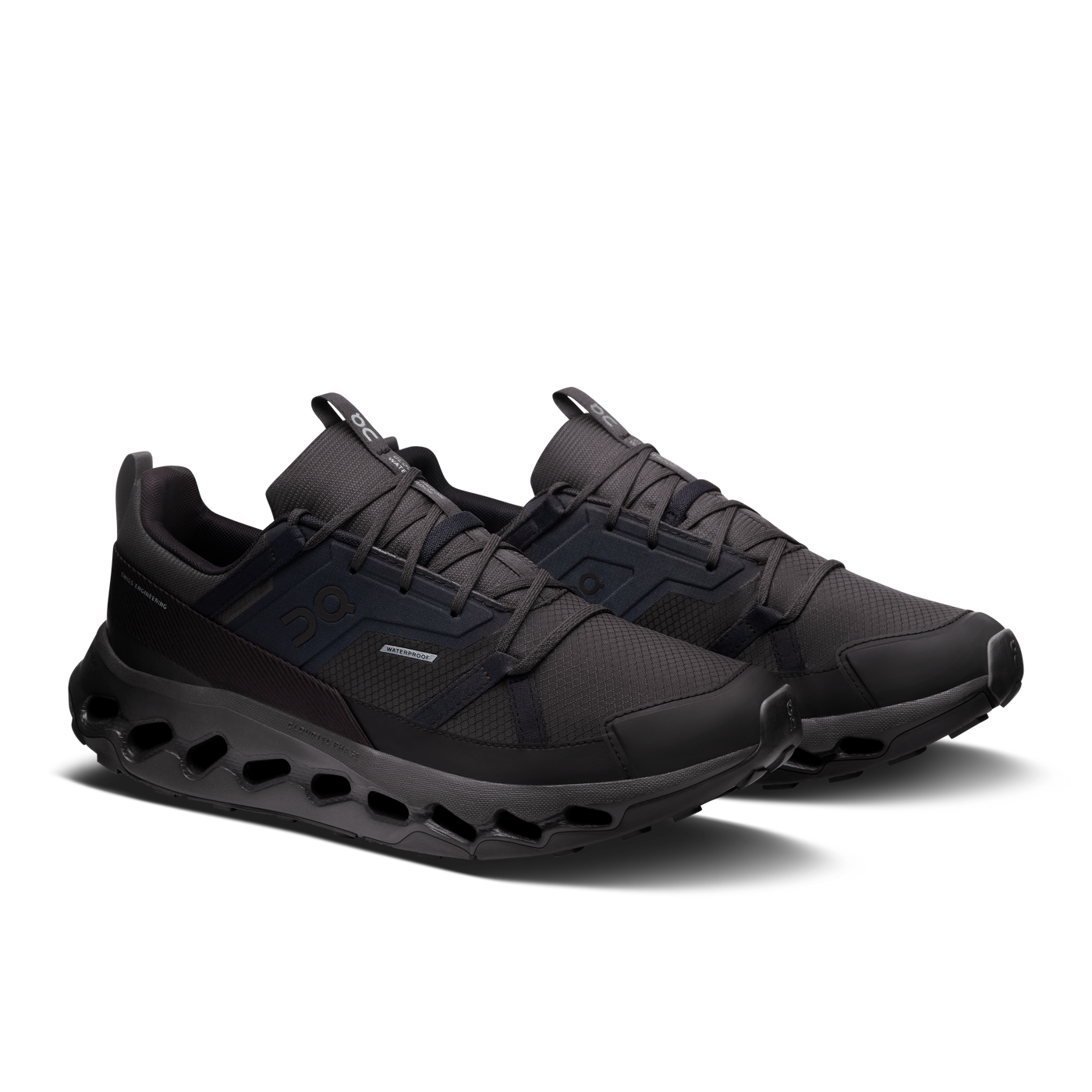 Men's On Running Cloudhorizon Waterproof Black/Black Trainers