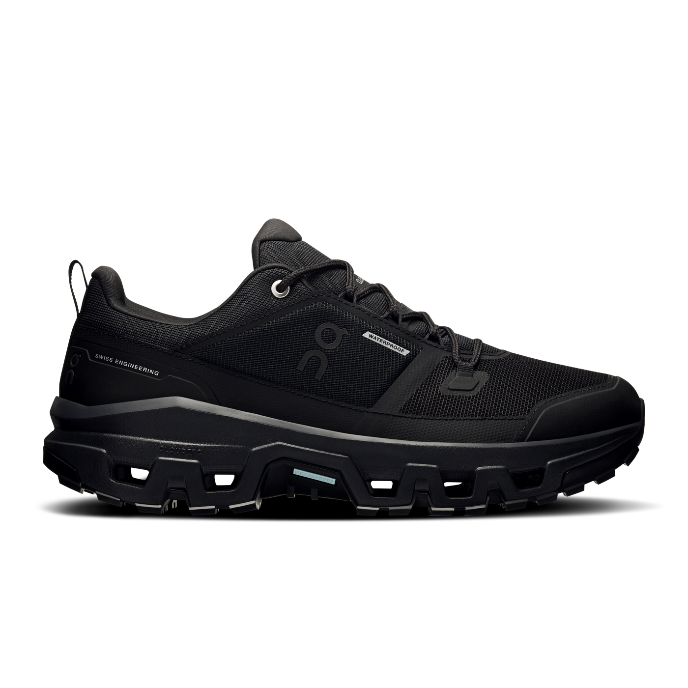 Men's On Running Cloudrock Low WP Black Black Trainers
