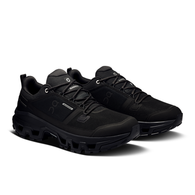 Men's On Running Cloudrock Low WP Black Black Trainers