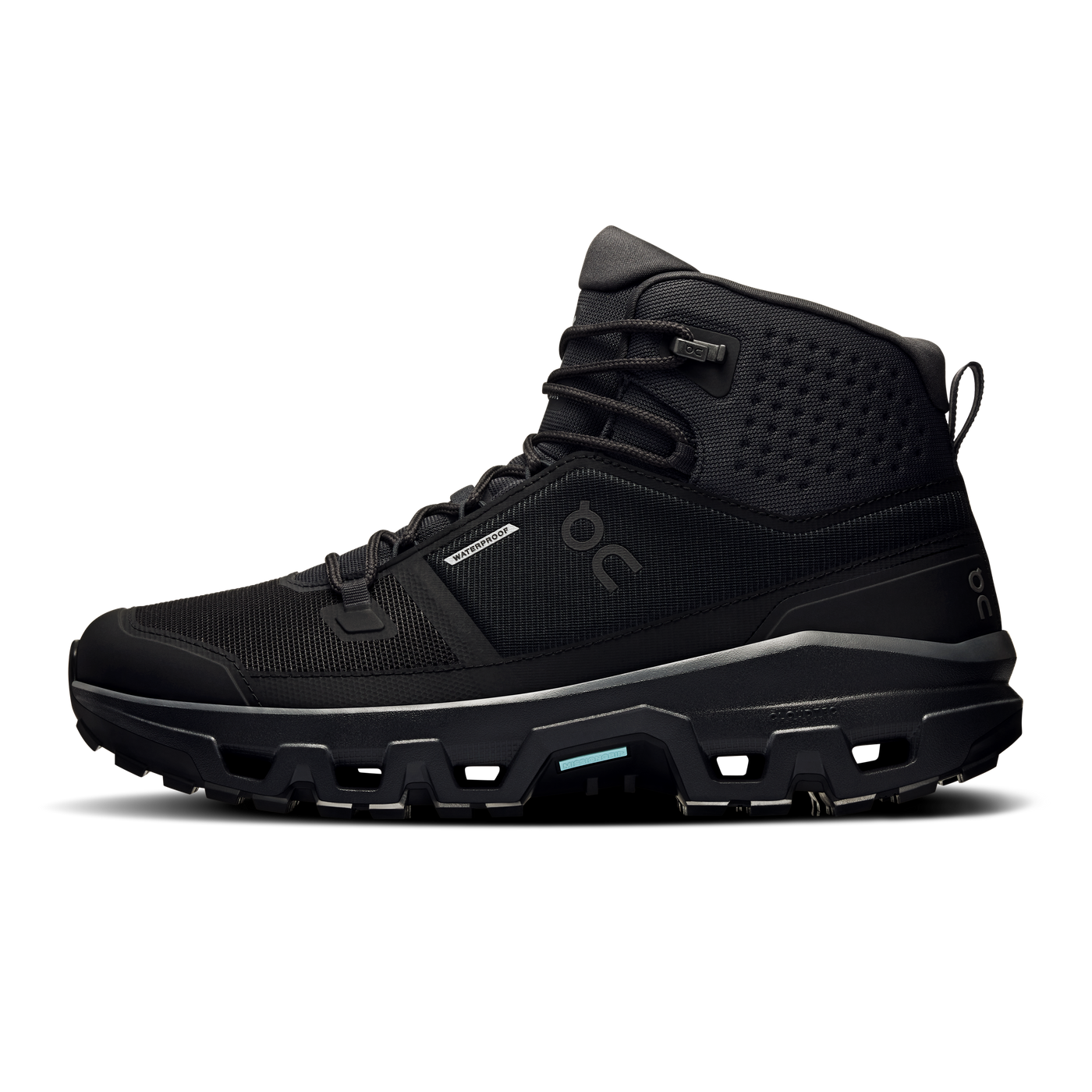 Men's On Running Cloudrock Mid WP Black Black Trainers