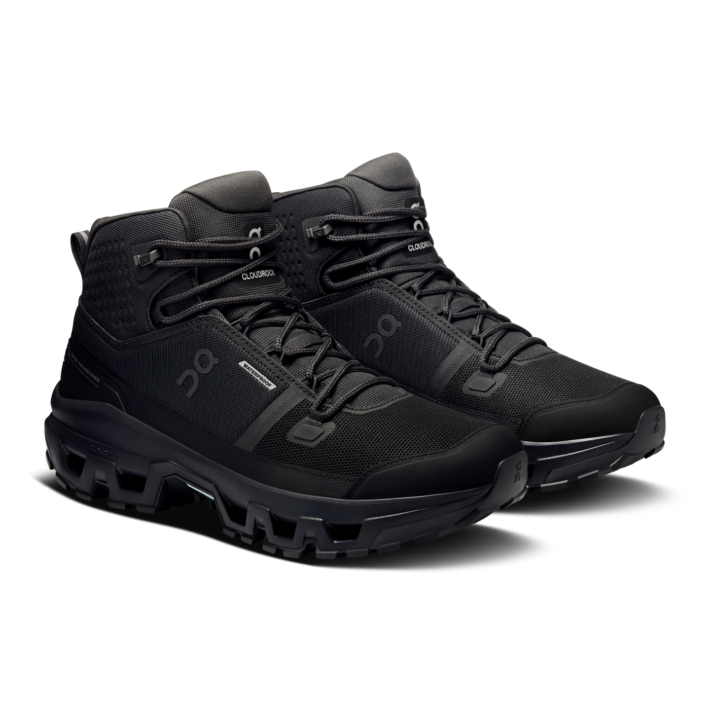 Men's On Running Cloudrock Mid WP Black Black Trainers
