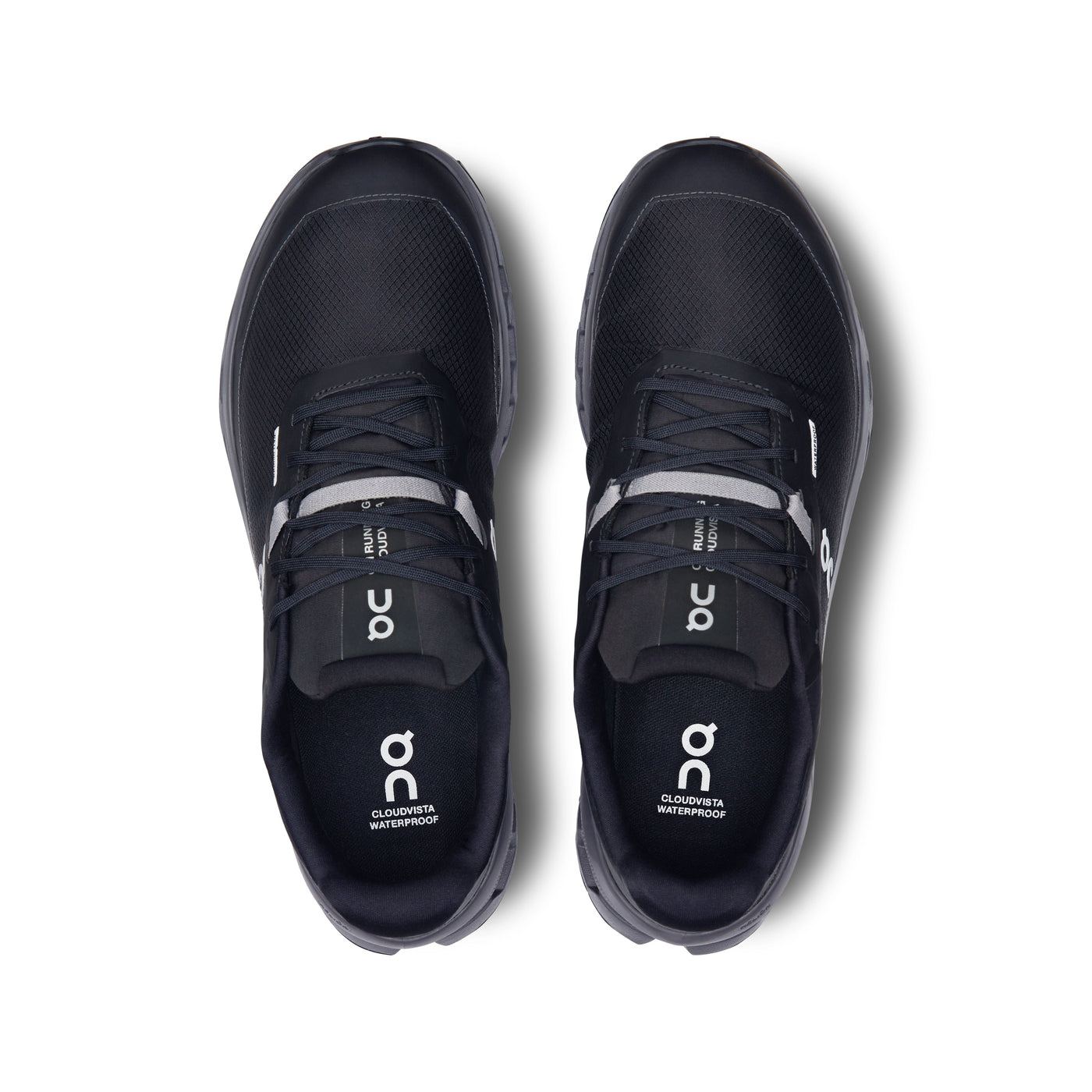 Men's On Running Cloudvista 2 Waterproof Black Eclipse Trainers