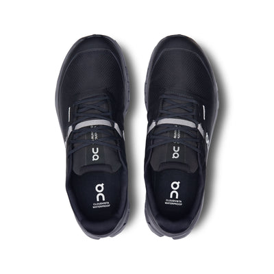 Men's On Running Cloudvista 2 Waterproof Black Eclipse Trainers