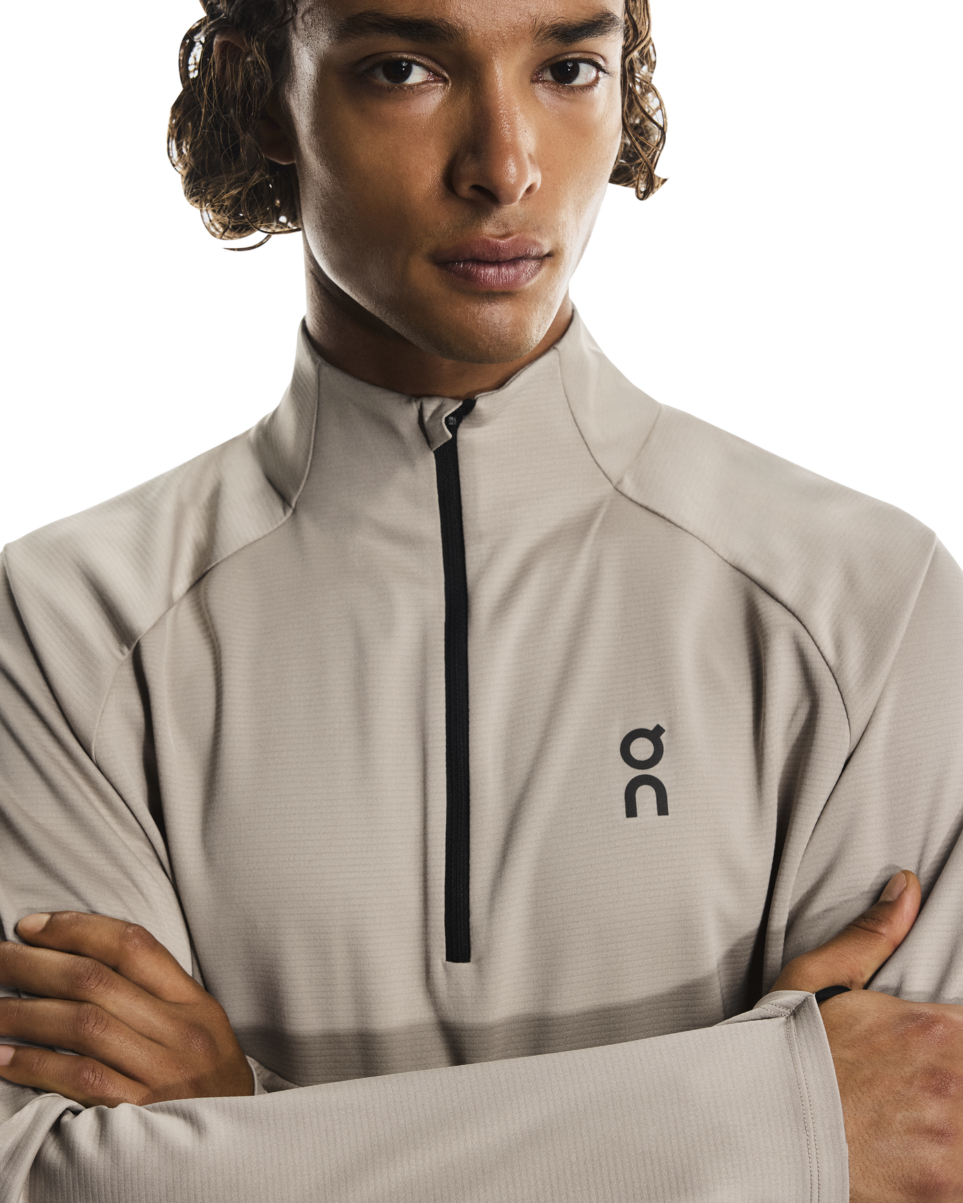 Men's On Running Desert 1/4 Zip Climate Shirt & Desert Core Pants Set