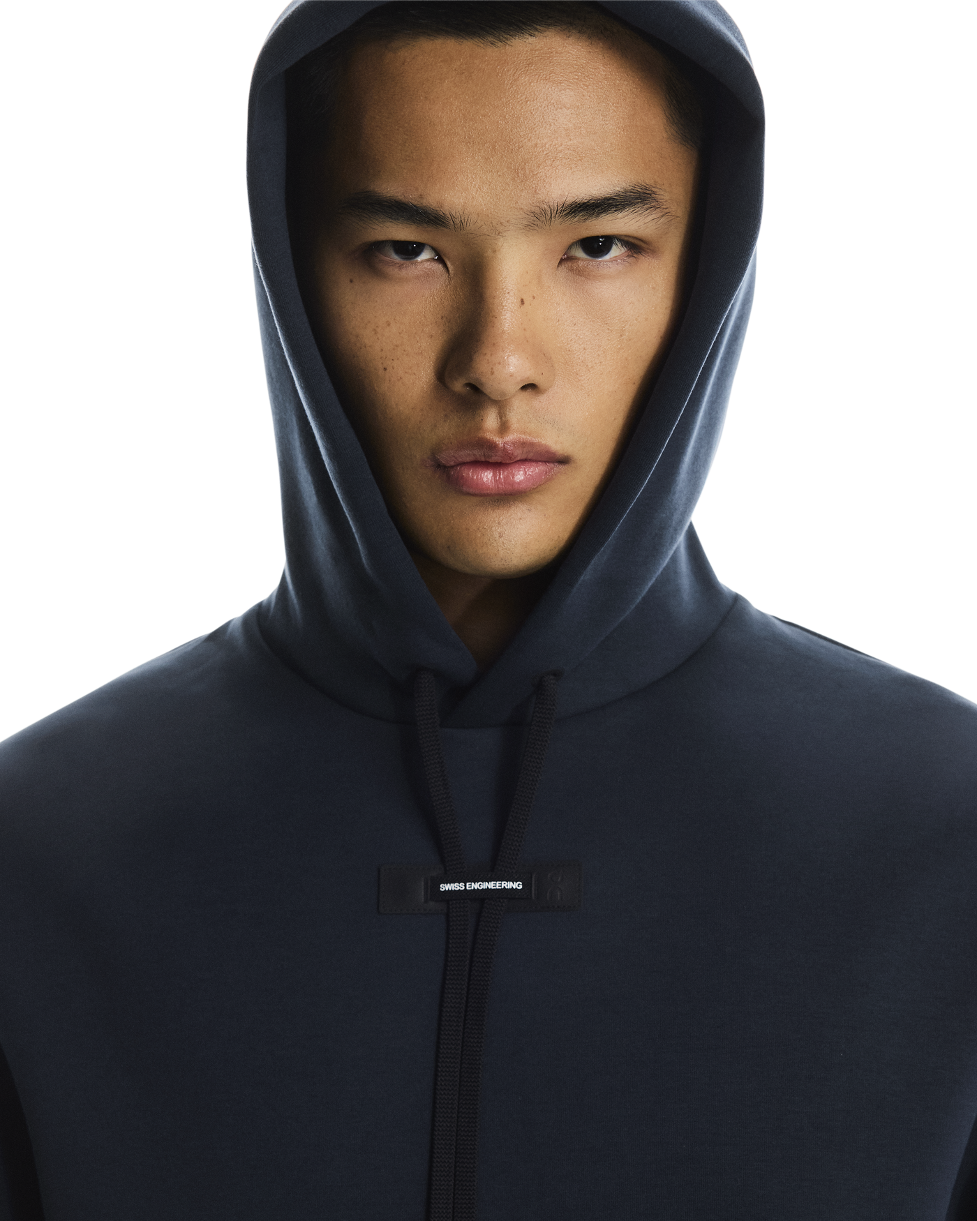 Men's On Running Navy Focus Tech Hoodie