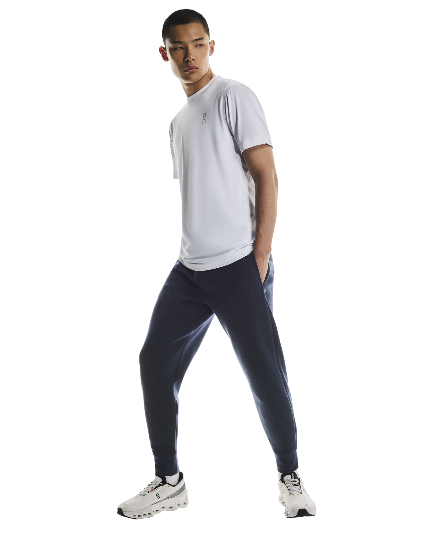 Men's On Running Navy Focus Tech Sweatpants