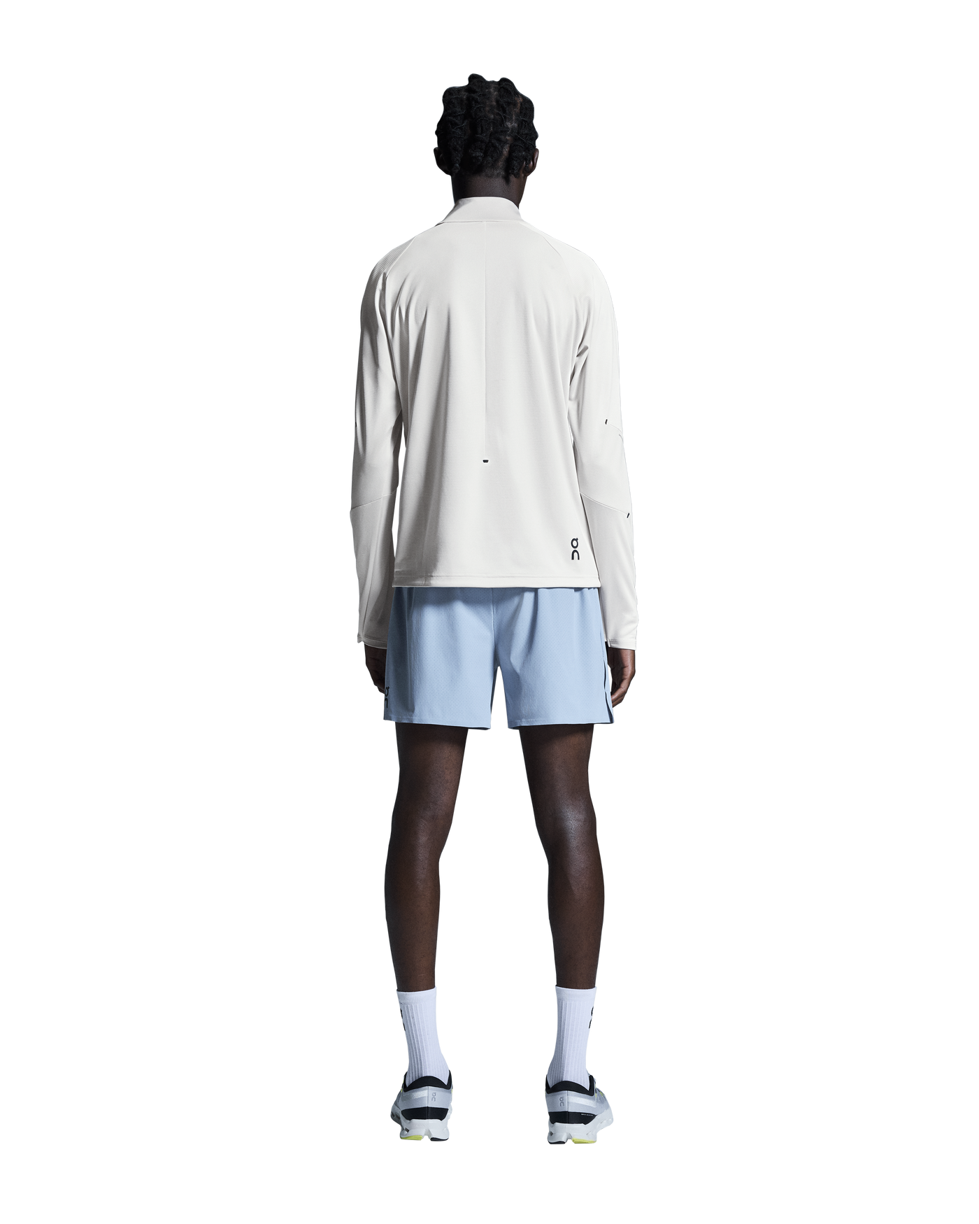 Men's On Running Silver 1/4 Zip Climate Shirt
