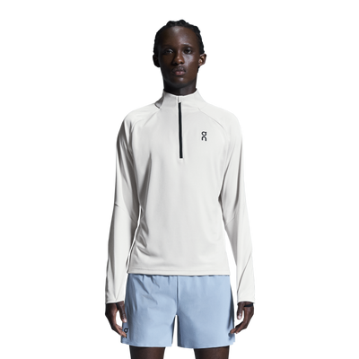 Men's On Running Silver 1/4 Zip Climate Shirt