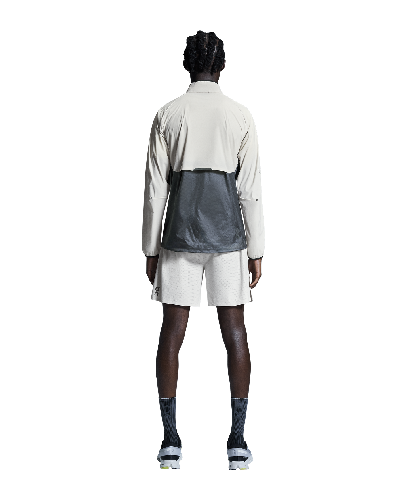 Men's On Running Silver Eclipse Weather Jacket