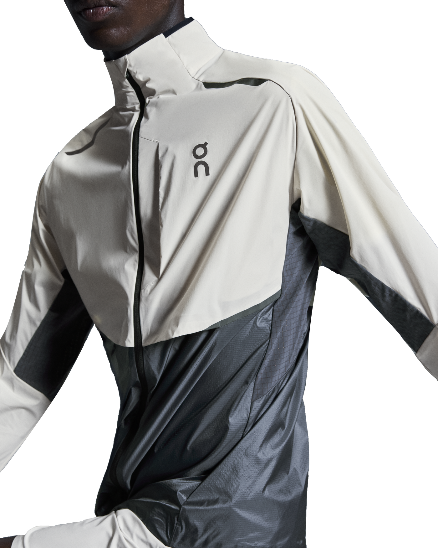 Men's On Running Silver Eclipse Weather Jacket