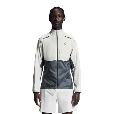 Men's On Running Silver Eclipse Weather Jacket And Pant Tracksuit Set