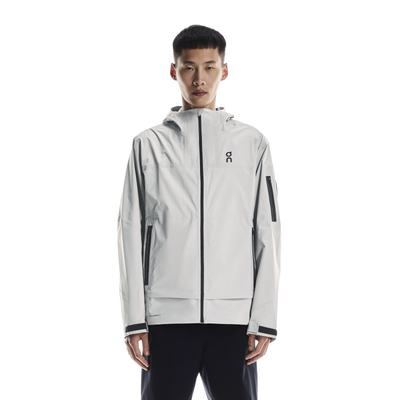 Men's On Running Silver Trek Waterproof Jacket