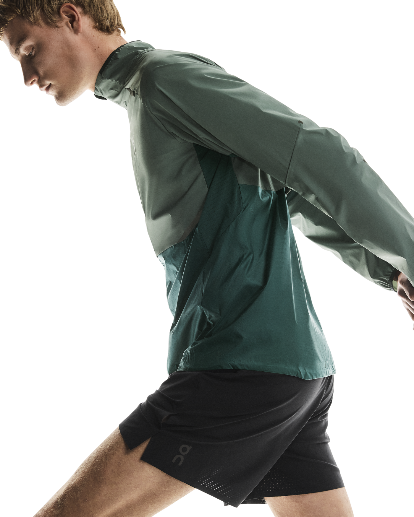 Men's On Running Spirulina Olive Weather Jacket