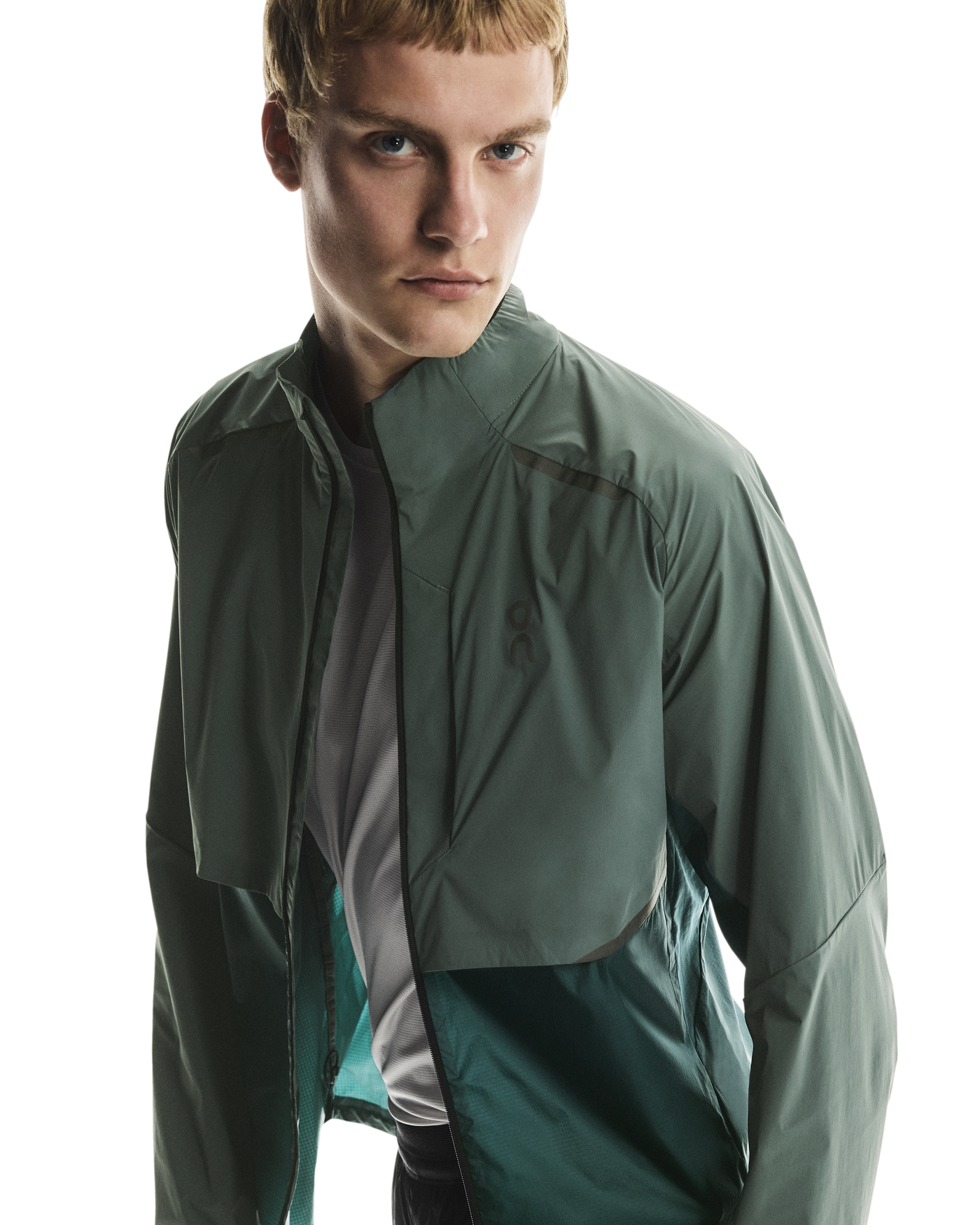 Men's On Running Spirulina Olive Weather Jacket