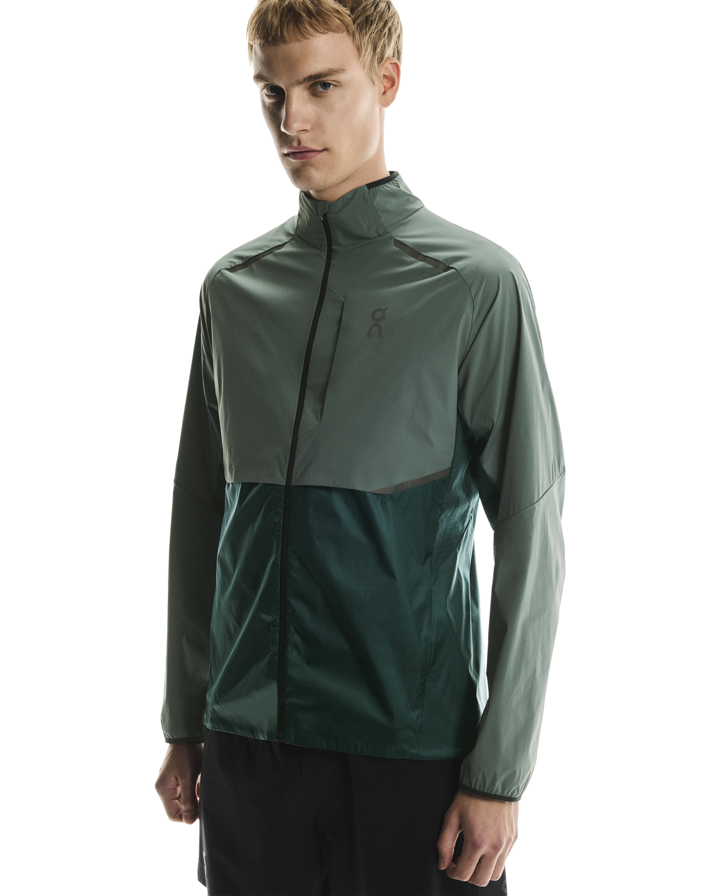 Men's On Running Spirulina Olive Weather Jacket & Weather Pant Tracksuit Set