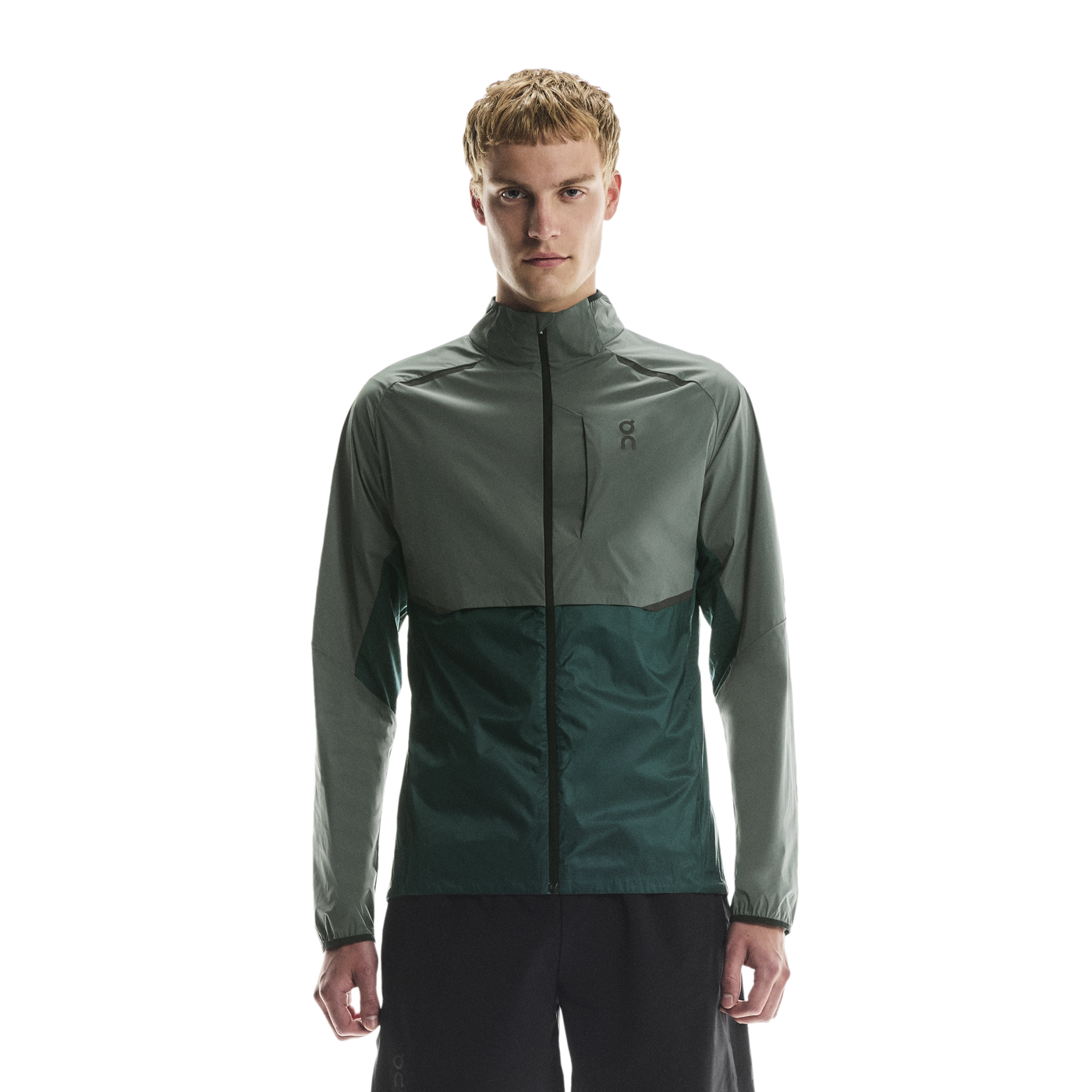 Men's On Running Spirulina Olive Weather Jacket