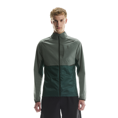 Men's On Running Spirulina Olive Weather Jacket