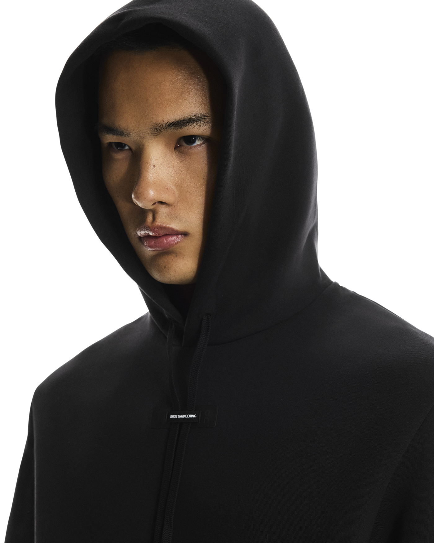 Men's On Running Black Focus Tech Hoodie & Pant Tracksuit Set