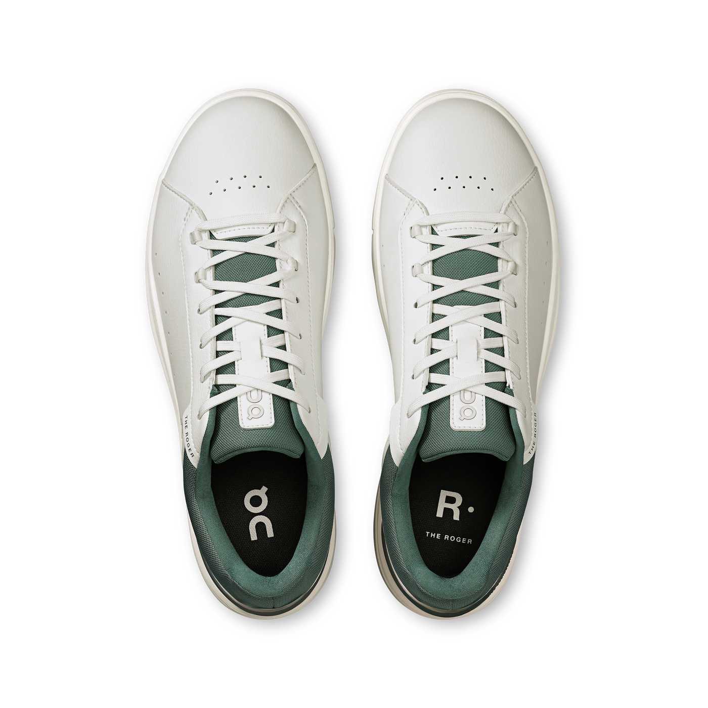 Men's On Running The Roger Advantage White Olive Trainers
