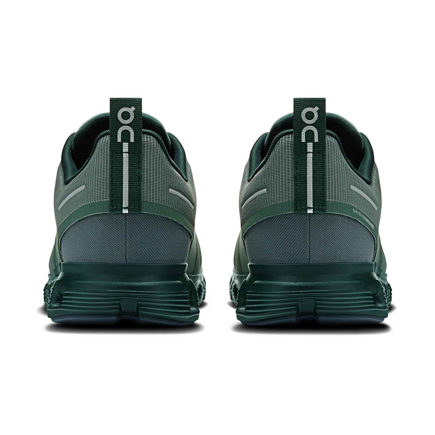 Mens On Running Cloud 6 Olive Evergreen Waterproof Trainers