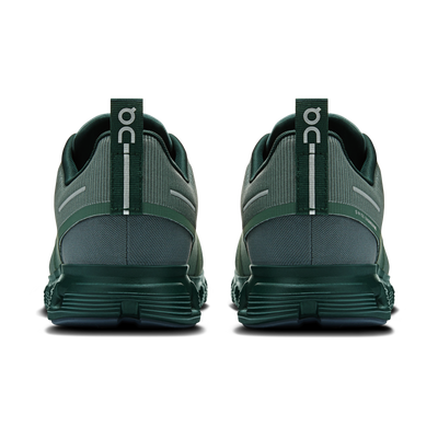 Mens On Running Cloud 6 Olive Evergreen Waterproof Trainers
