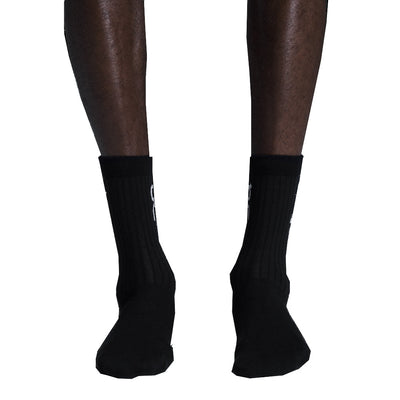 On Running Logo 3 Pack High Sock - Black