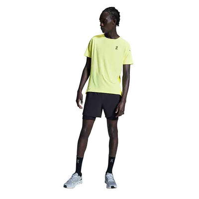 On Running Performance 5inch 2in1 Men's Running Short - Black