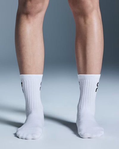 Unisex On Running White Logo High 3-Pack Socks
