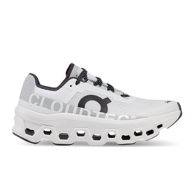 Women's On Running Cloudmonster All White Trainers