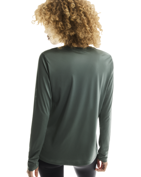 Women's On Running Core Long Sleeve T Shirt in Olive