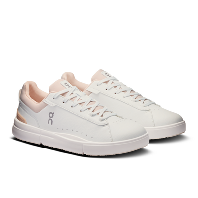 Women's On Running THE ROGER Advantage in White Rosehip
