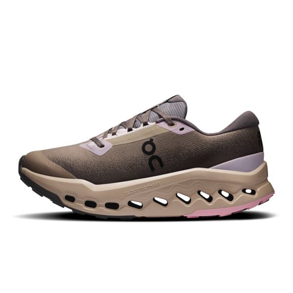 Women's On Running Cloudsurfer Trail 2 Waterproof in Cinder I Desert