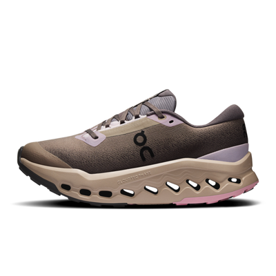 Women's On Running Cloudsurfer Trail 2 Waterproof in Cinder I Desert