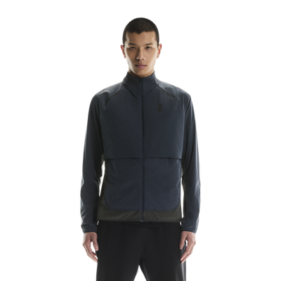 Men's On Running Weather Jacket Insulated in Navy I Eclipse