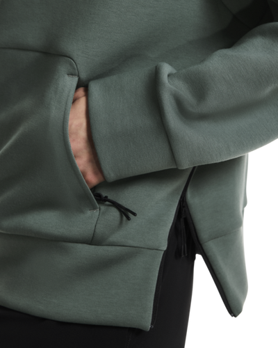 Women's On Running Focus Tech Hoodie in Olive