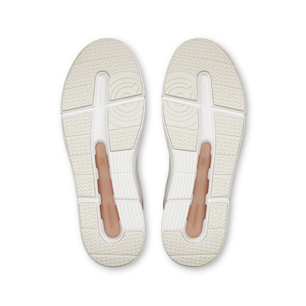 Women's On Running THE ROGER Advantage in White Rosehip