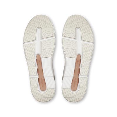 Women's On Running THE ROGER Advantage in White Rosehip
