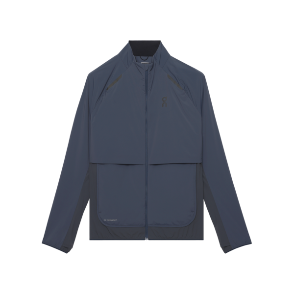 Men's On Running Weather Jacket Insulated in Navy I Eclipse