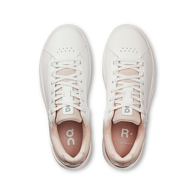 Women's On Running THE ROGER Advantage in White Rosehip