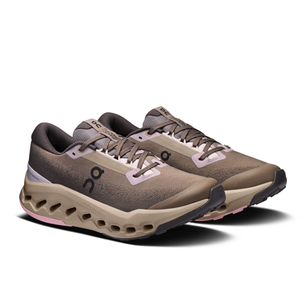 Women's On Running Cloudsurfer Trail 2 Waterproof in Cinder I Desert